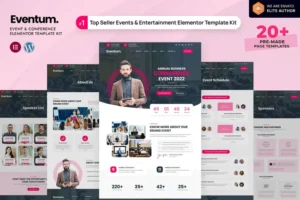 Mua Eventum - Event & Conference Elementor Template Kit giá rẻ