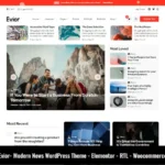 Evior – Modern Magazine WordPress Theme