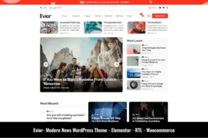 Mua Evior - Modern Magazine WordPress Theme giá rẻ