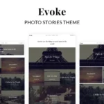 Evoke Photo Stories Blog WordPress Theme