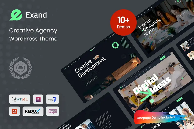Mua Exand - Creative Agency WordPress Theme giá rẻ