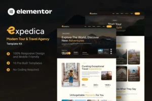 Mua Expedica - Modern Tour & Travel Agency Elementor Template Kit giá rẻ