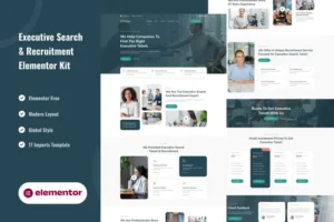 Mua Exuta - Executive Search & Recruitment Service Elementor Template Kit giá rẻ