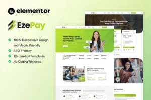 Mua EzePay - Online Payment Gateway Elementor Pro Template Kit giá rẻ