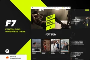 Mua F7 - Fitness Gym Sport Studio WordPress Theme giá rẻ