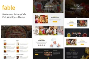 Mua Fable - Restaurant Bakery Cafe Pub WordPress Theme giá rẻ