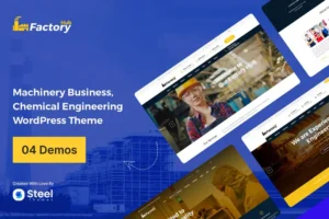 Mua Factory HUB - Industrial Business WordPress Theme giá rẻ
