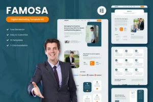 Mua Famosa - Digital Marketing Agency Elementor Template Kit giá rẻ
