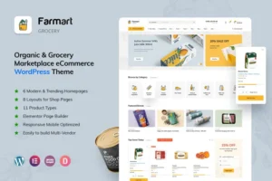 Mua Farmart - Organic & Grocery Marketplace WordPress giá rẻ