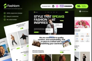 Mua Fashiom - Fashion E-Commerce Store Elementor Template Kit giá rẻ