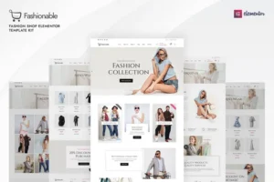 Mua Fashionable - Fashion Shop Elementor Template Kit giá rẻ