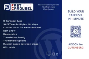 Mua Fast Carousel for Gutenberg - WordPress Plugin giá rẻ