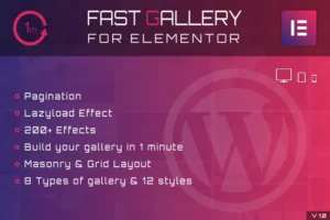 Mua Fast Gallery for Elementor WordPress Plugin giá rẻ