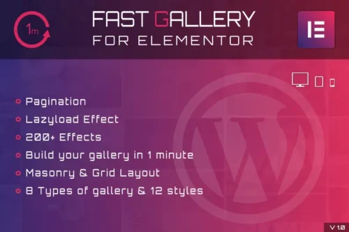 Mua Fast Gallery for Elementor WordPress Plugin giá rẻ