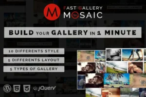 Mua Fast Gallery Mosaic - Wordpress Plugin giá rẻ