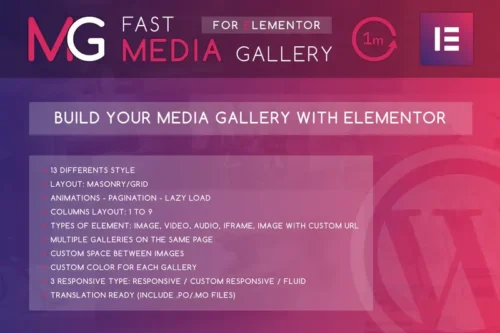 Mua Fast Media Gallery For Elementor WordPress Plugin giá rẻ
