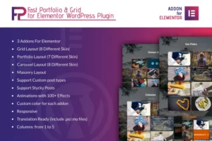 Mua Fast Portfolio & Grid Elementor WordPress Plugin giá rẻ