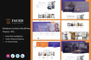 Mua Fauxis - Windows Curtains WordPress Theme giá rẻ