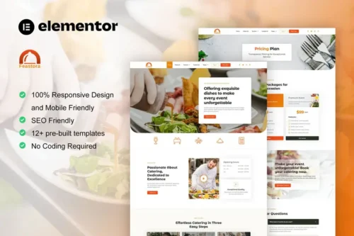 Mua Feastora - Restaurant & Catering Service Elementor Template Kit giá rẻ