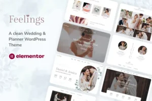 Mua Feelings - Wedding & Planner WordPress Theme giá rẻ