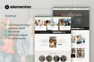 Mua Femmous - Modern Feminine Blog Elementor Template Kit giá rẻ