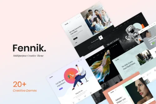 Mua Fennik - Multipurpose Creative Theme giá rẻ