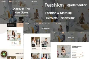 Mua Fesshion - Fashion & Clothing Elementor Template Kit giá rẻ
