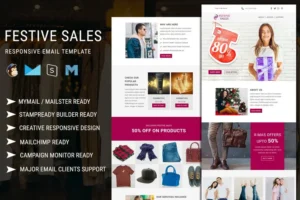Mua Festive Sales - Responsive Email Template giá rẻ