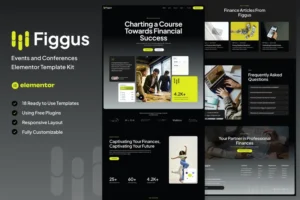 Mua Figgus - Finance & Investment Elementor Template Kit giá rẻ