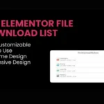 File Download List Elementor Widget