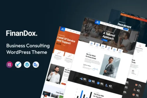 Mua FinanDox - Business Consulting WordPress Theme giá rẻ