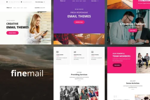 Mua finemail - 60+ Modules E-mail Templates giá rẻ
