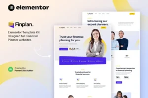 Mua Finplan – Financial Planner & Advisor Elementor Template Kit giá rẻ