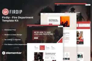 Mua Firdip - Fire Department Elementor Template Kit giá rẻ