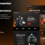 Fireforce – Firefighter & Fire Department Elementor Template Kit