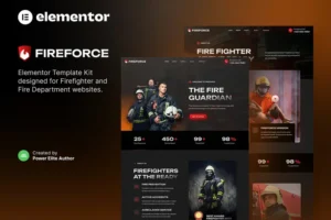 Mua Fireforce – Firefighter & Fire Department Elementor Template Kit giá rẻ