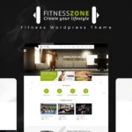 Fitness Zone WordPress Theme.
