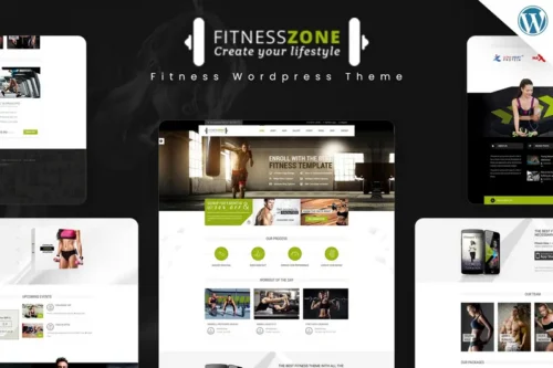Mua Fitness Zone Wordpress Theme. giá rẻ