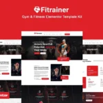 Fitrainer – Gym & Fitness Elementor Pro Template Kit