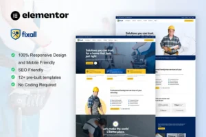 Mua FixAll - Handyman & Repair Service Elementor Pro Template Kit giá rẻ