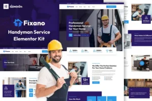 Mua Fixano - Handyman Services Elementor Template Kit giá rẻ
