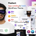 Fladient – App Landing Page & SaaS WordPress Theme