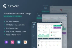 Mua Flat Able - Bootstrap 5 Flat UI Admin Template giá rẻ