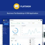FlatDash – Business CRM Dashboard Application