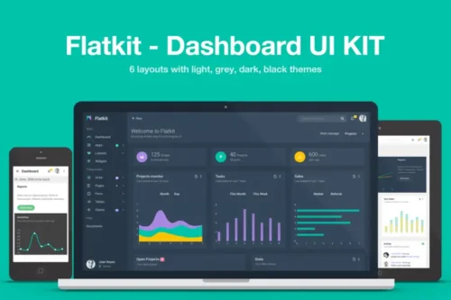 Mua Flatkit - Dashboard UI KIT giá rẻ