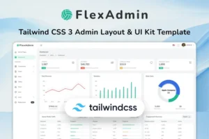 Mua FlexAdmin - Tailwind Admin Dashboard HTML Template giá rẻ