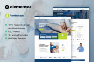 Mua FlexTherapy - Chiropractic & Physiotherapy Elementor Template Kit giá rẻ