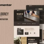 Floorey – Flooring Construction Elementor Template Kit