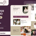 Floria – Flower Boutique & Decoration Elementor Template Kit
