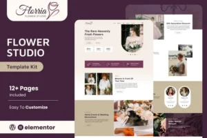 Mua Floria - Flower Boutique & Decoration Elementor Template Kit giá rẻ